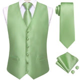 Gilet de Mariage Vert Pastel