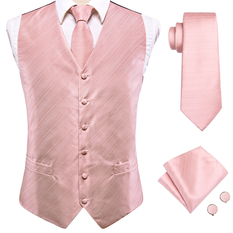 Gilet de Mariage Rose