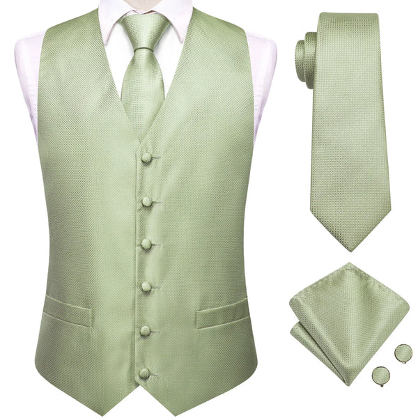 Gilet de Mariage Vert Olive