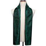 Foulard en Soie Vert Baroque