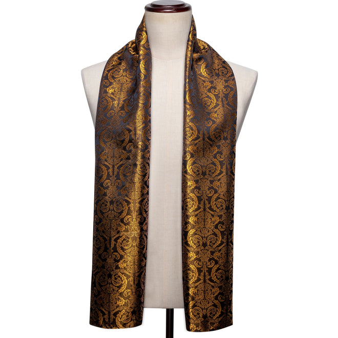 Foulard en Soie Or Baroque