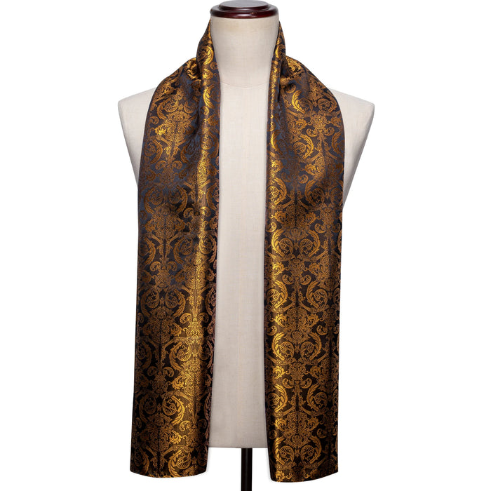 Foulard en Soie Or Baroque