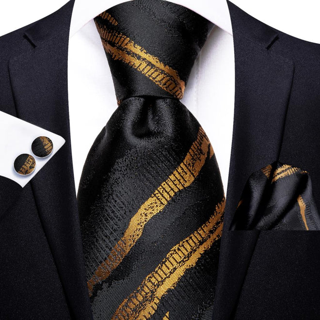 Pack Prestige Cravate Noir Gold