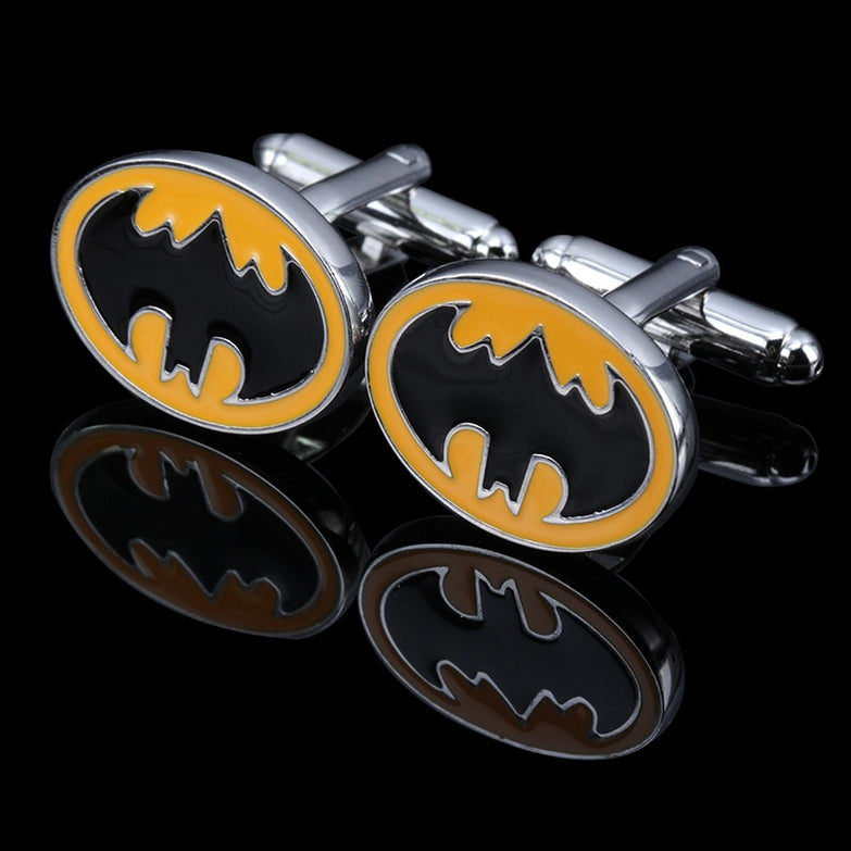 Boutons de Manchette Batman Jaune