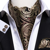 Cravate Ascot Gentleman Cachemire