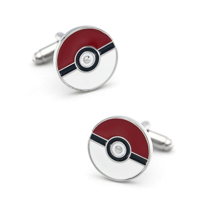 Boutons de Manchette Pokeball