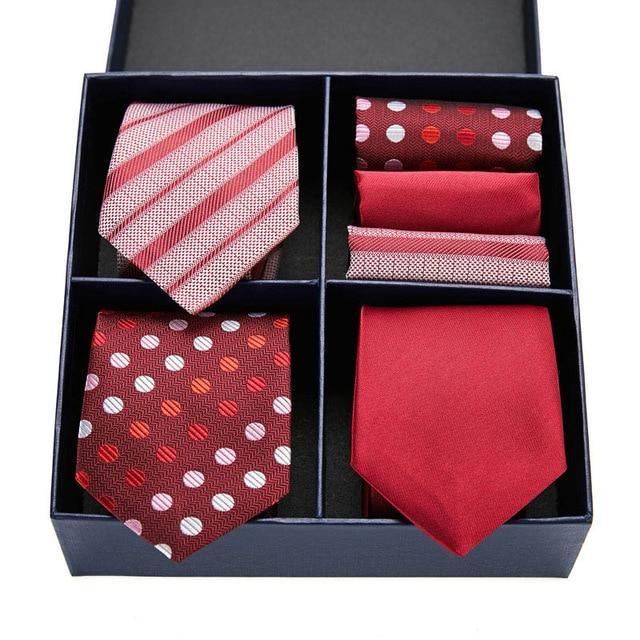Coffret de Cravates Trio Rouge - Cravate Prestige